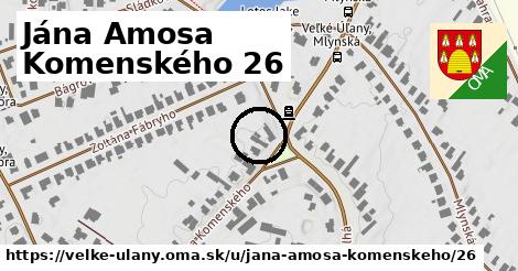 Jána Amosa Komenského 26, Veľké Úľany