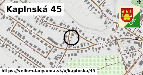 Kaplnská 45, Veľké Úľany