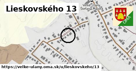 Lieskovského 13, Veľké Úľany