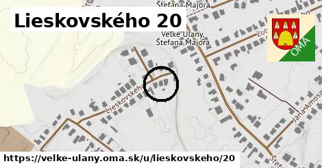 Lieskovského 20, Veľké Úľany