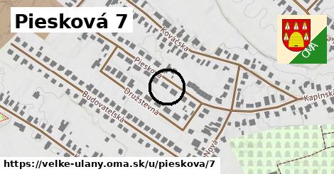 Piesková 7, Veľké Úľany