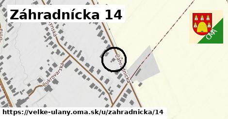 Záhradnícka 14, Veľké Úľany