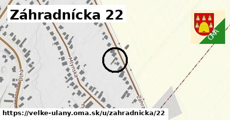 Záhradnícka 22, Veľké Úľany