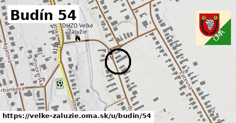 Budín 54, Veľké Zálužie