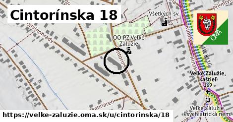Cintorínska 18, Veľké Zálužie