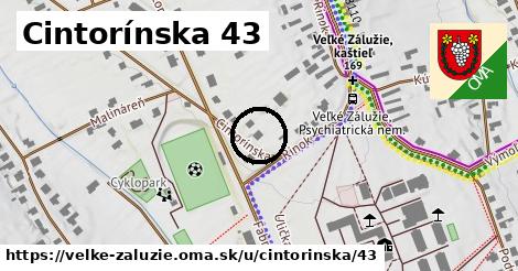 Cintorínska 43, Veľké Zálužie