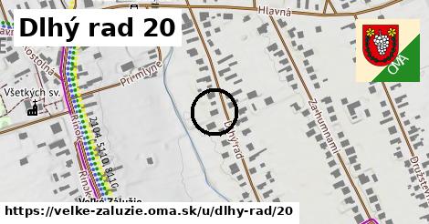 Dlhý rad 20, Veľké Zálužie