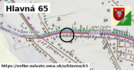 Hlavná 65, Veľké Zálužie