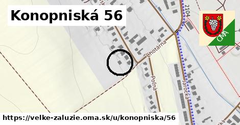 Konopniská 56, Veľké Zálužie