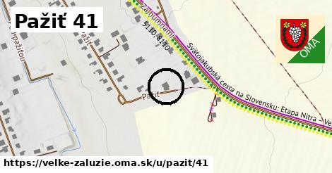 Pažiť 41, Veľké Zálužie