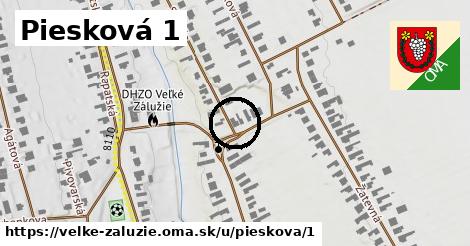 Piesková 1, Veľké Zálužie