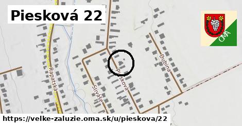 Piesková 22, Veľké Zálužie