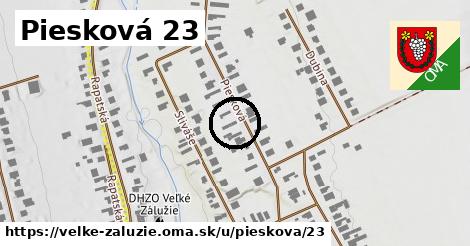 Piesková 23, Veľké Zálužie