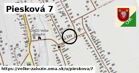 Piesková 7, Veľké Zálužie