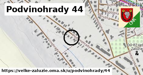 Podvinohrady 44, Veľké Zálužie