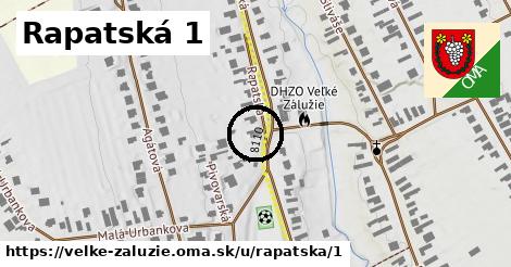 Rapatská 1, Veľké Zálužie