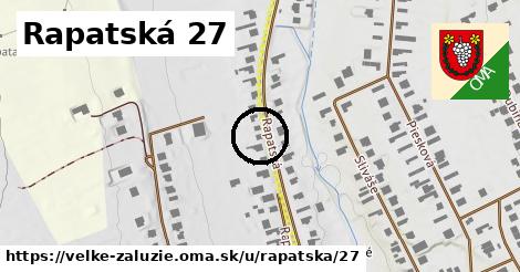 Rapatská 27, Veľké Zálužie