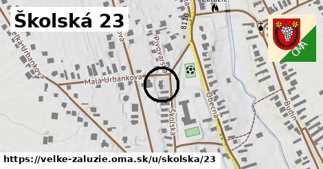 Školská 23, Veľké Zálužie