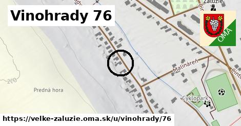 Vinohrady 76, Veľké Zálužie