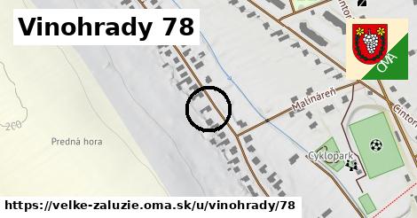 Vinohrady 78, Veľké Zálužie