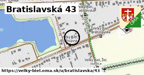 Bratislavská 43, Veľký Biel