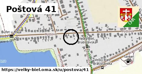 Poštová 41, Veľký Biel