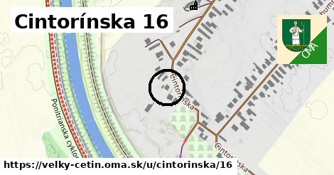 Cintorínska 16, Veľký Cetín