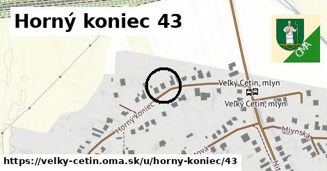 Horný koniec 43, Veľký Cetín