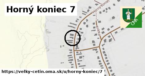 Horný koniec 7, Veľký Cetín