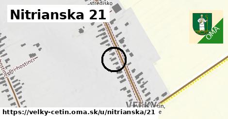 Nitrianska 21, Veľký Cetín