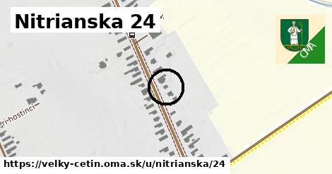 Nitrianska 24, Veľký Cetín