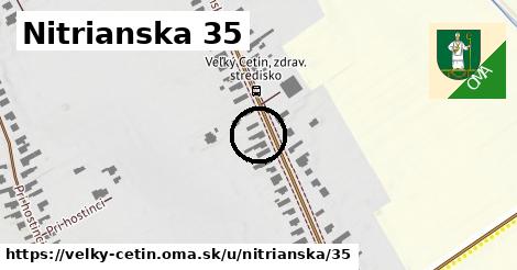 Nitrianska 35, Veľký Cetín