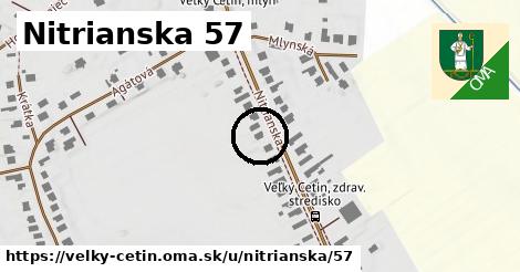 Nitrianska 57, Veľký Cetín