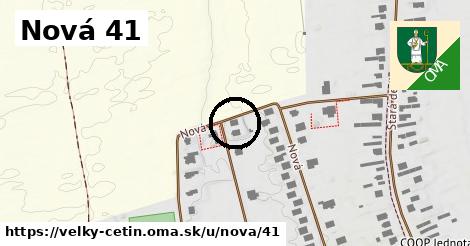 Nová 41, Veľký Cetín