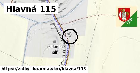 Hlavná 115, Veľký Ďur