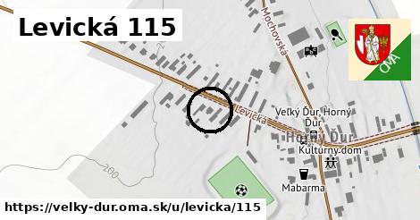 Levická 115, Veľký Ďur