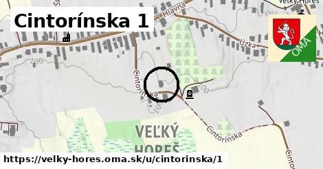 Cintorínska 1, Veľký Horeš