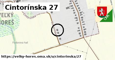 Cintorínska 27, Veľký Horeš
