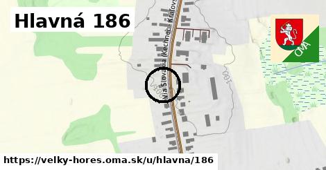 Hlavná 186, Veľký Horeš