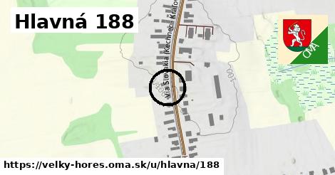 Hlavná 188, Veľký Horeš