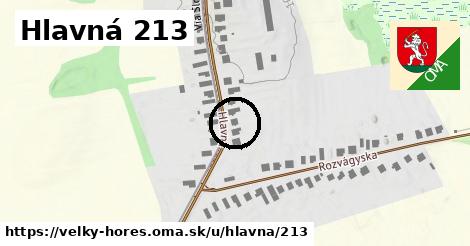 Hlavná 213, Veľký Horeš