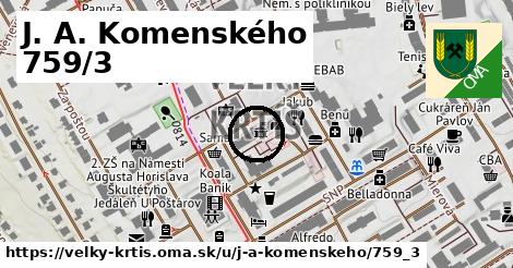 J. A. Komenského 759/3, Veľký Krtíš