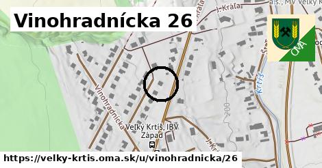 Vinohradnícka 26, Veľký Krtíš