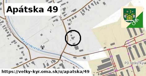 Apátska 49, Veľký Kýr