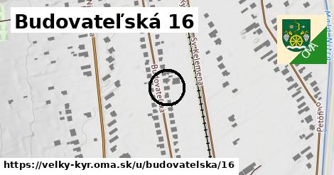 Budovateľská 16, Veľký Kýr