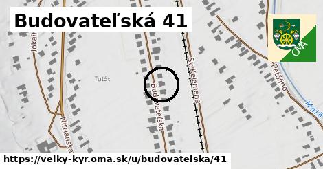 Budovateľská 41, Veľký Kýr