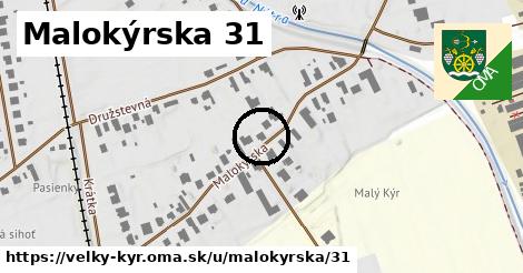 Malokýrska 31, Veľký Kýr