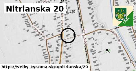 Nitrianska 20, Veľký Kýr