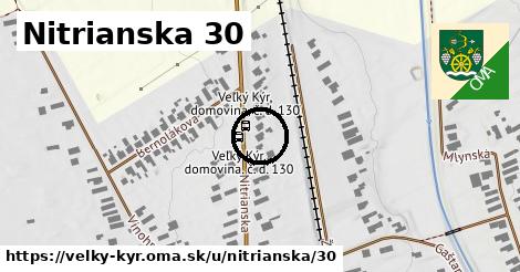 Nitrianska 30, Veľký Kýr