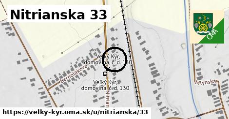 Nitrianska 33, Veľký Kýr